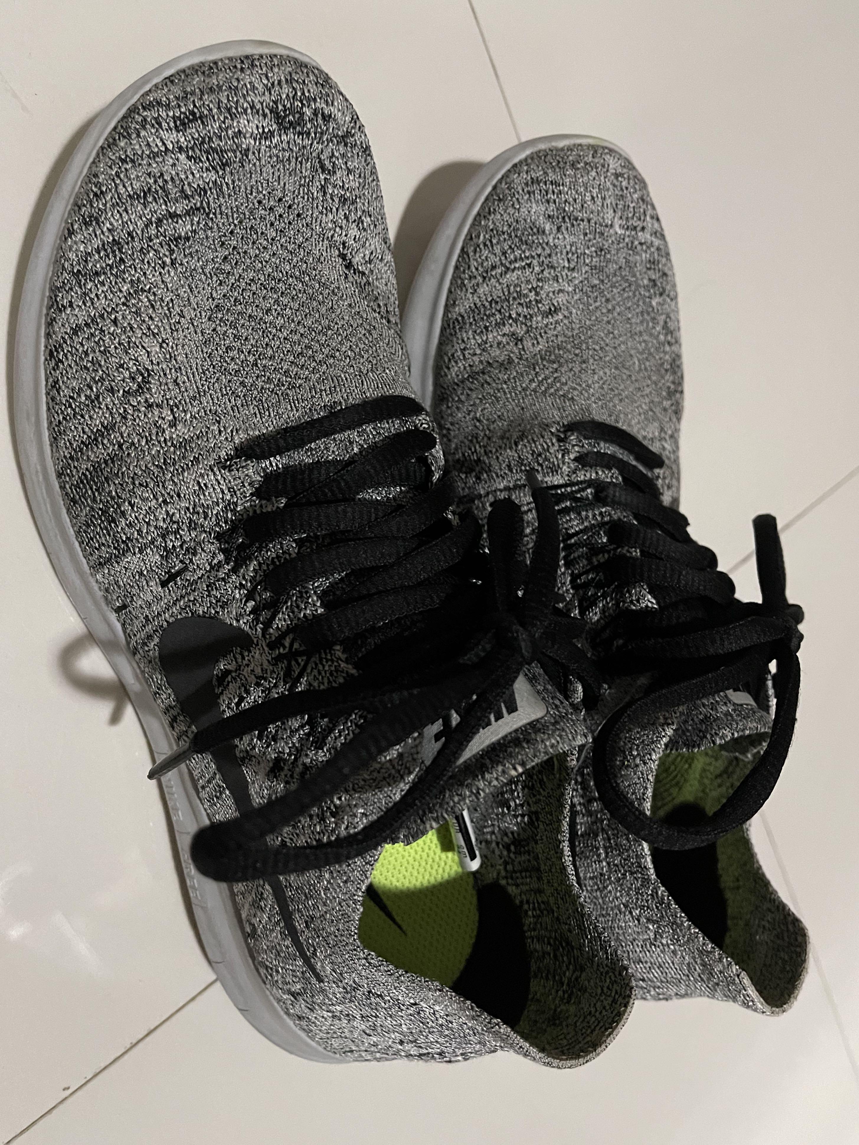 Nike free flyknit grey hotsell