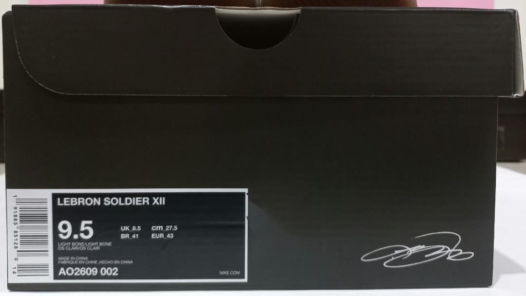 Lebron soldier cheap 12 box