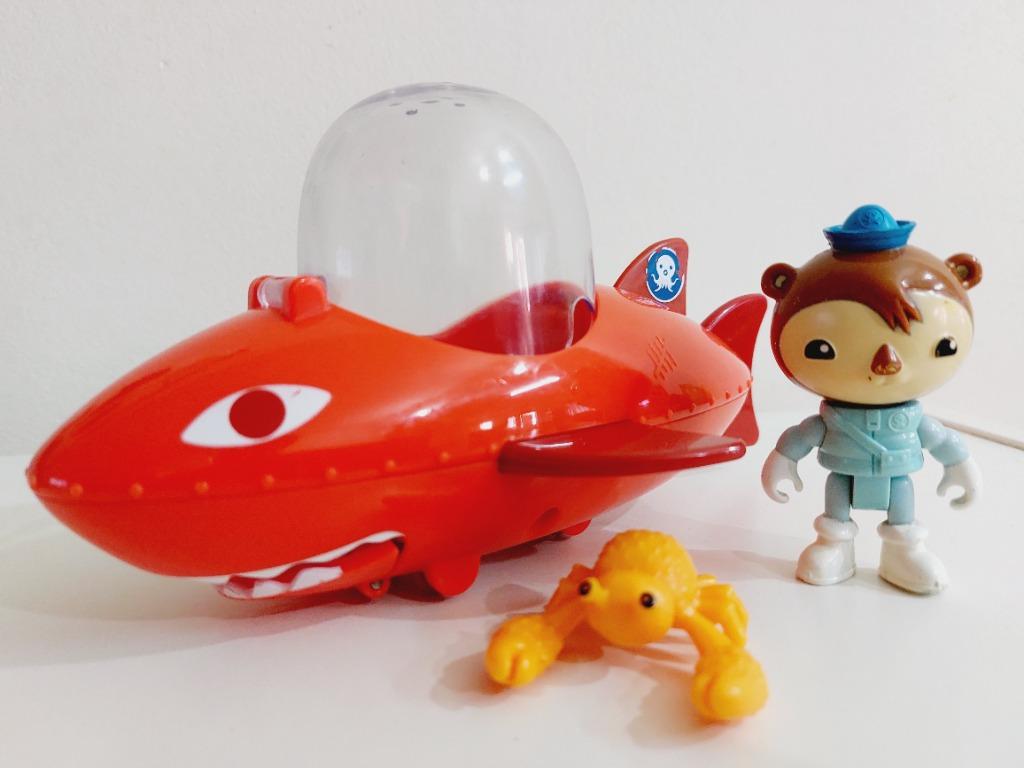 Octonauts GupB with Shellington Figurine and Coconut Crab, Hobbies
