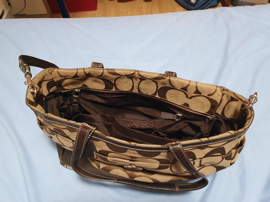 Coach diaper bag outlet on sale factory