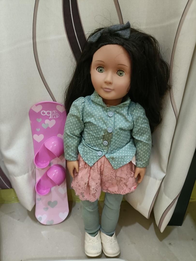 Our generation doll with ski board
