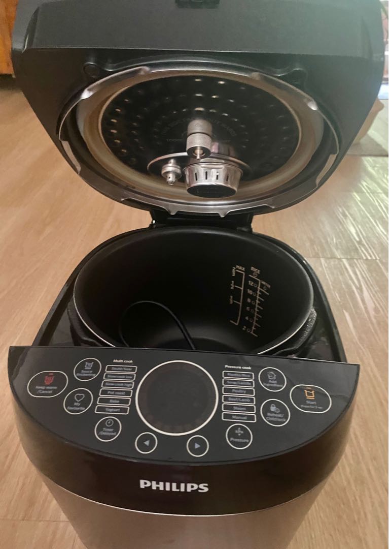Philips HD2145 electric all in one pressure cooker with free Stainless steel inner pot for all in one cooker HD2778 6 Litre GT TV Home Appliances Kitchen Appliances Cookers on Carousell