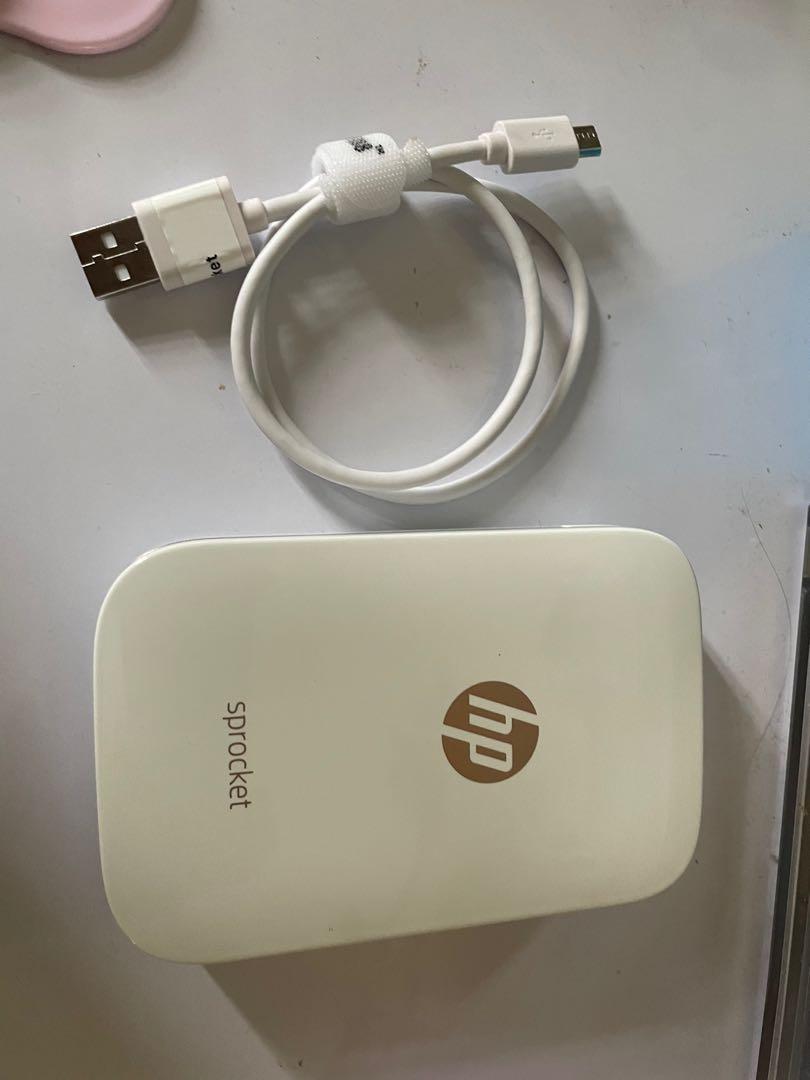 hp Sprocket ZINK Zero Ink Photo Printer 