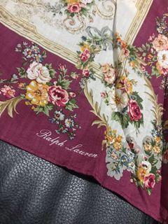 Ralph Lauren Purple Floral Handkerchief