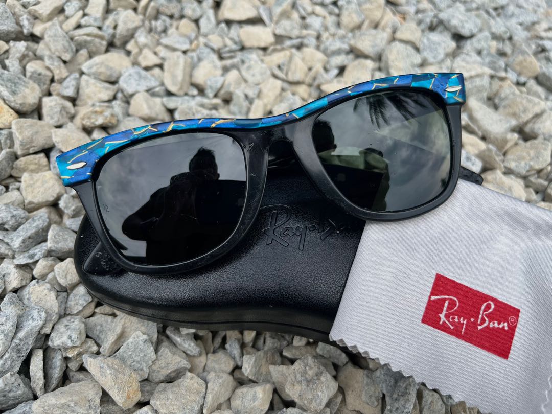 Rayban BL wayfarer mosaic blue