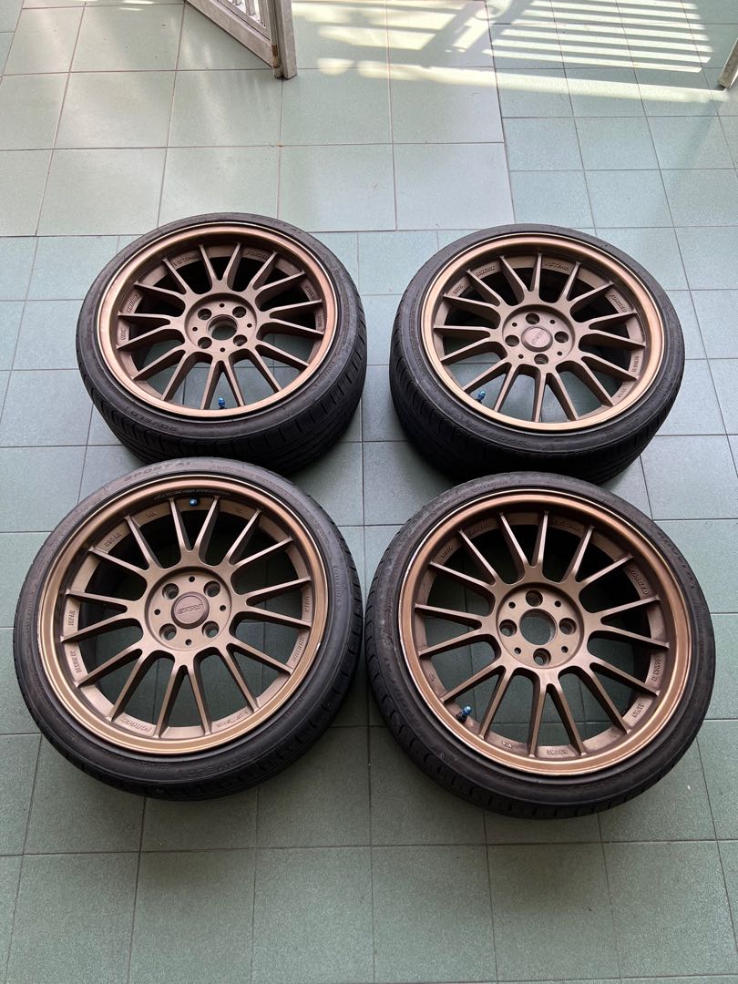Rays SE37 volk racing 17 8jj et35 205/40-17 pcd 100, Auto Accessories on  Carousell