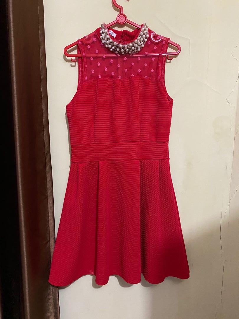 Red Dress, Fesyen Wanita, Pakaian 
