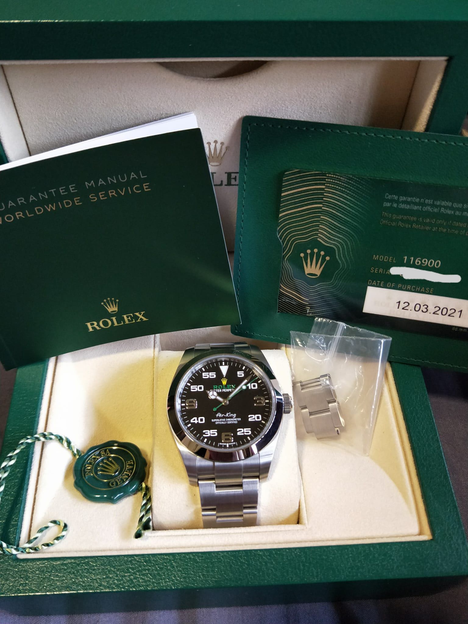 Buy rolex air king store
