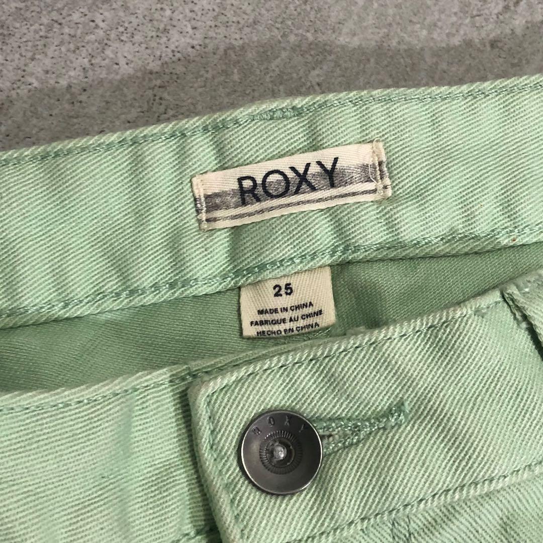 Roxy mint green short size 25 (Category: Shorts) located in Taguig. Submitted by kkstuff_ (Listing ID 1152658182, Image 3). Description: 🌷Rules: READ •First to comment mine •Payment First Policy •Fixed Price •Strictly 2 days reservation only •Scheduled Delivery, NO RUSH 🌷Brand & Details on picture 🌷Color may vary due to lighting.