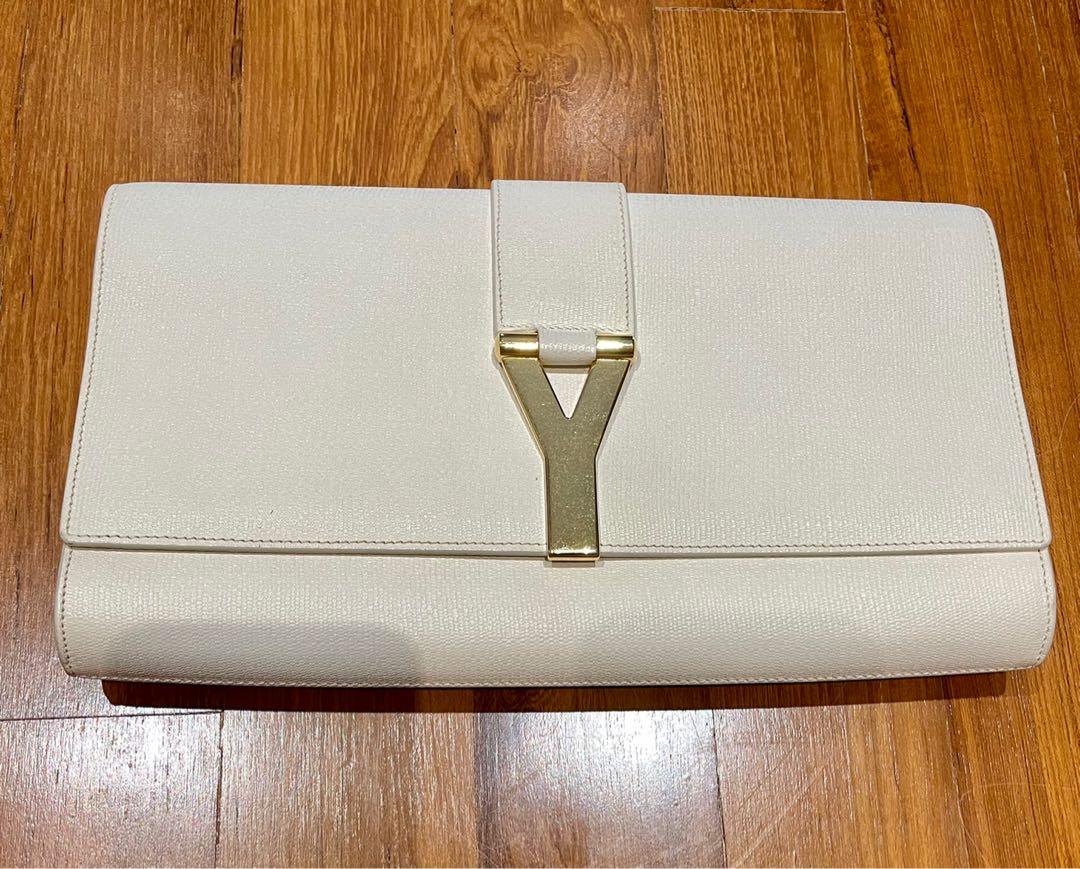 Ysl clutch white top