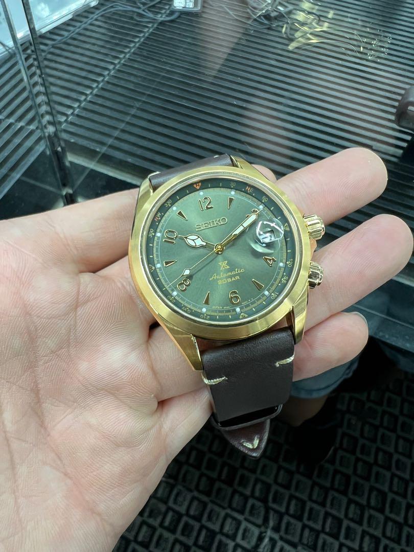 SEIKO PROSPEX FULL GOLD ALPINIST MADE IN JAPAN 200M AUTOMATUC SPB210J1,  Men's Fashion, Watches & Accessories, Watches on Carousell
