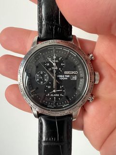 Seiko sportura hotsell world timer chrono