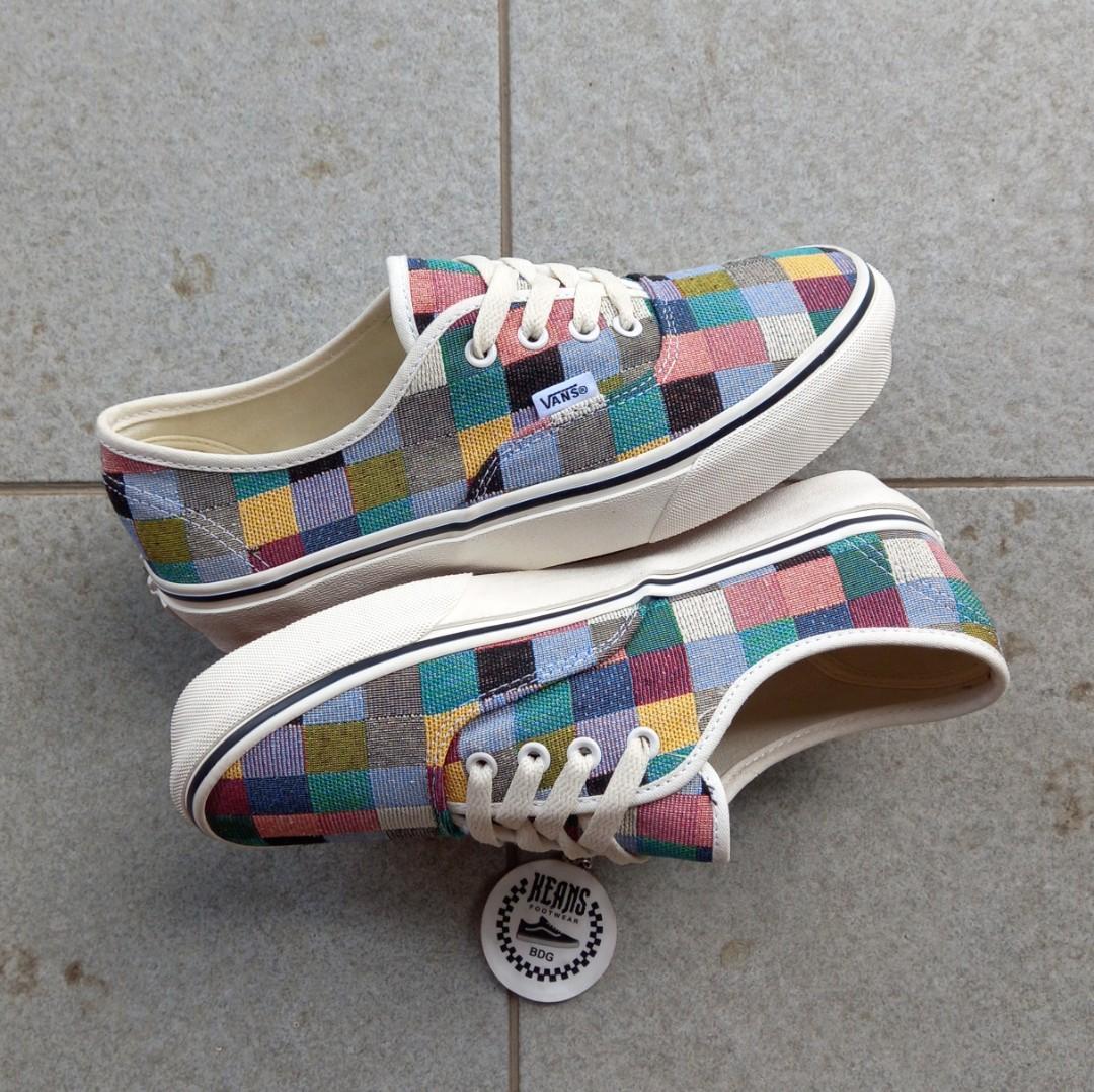 vans uo exclusive authentic patchwork sneaker