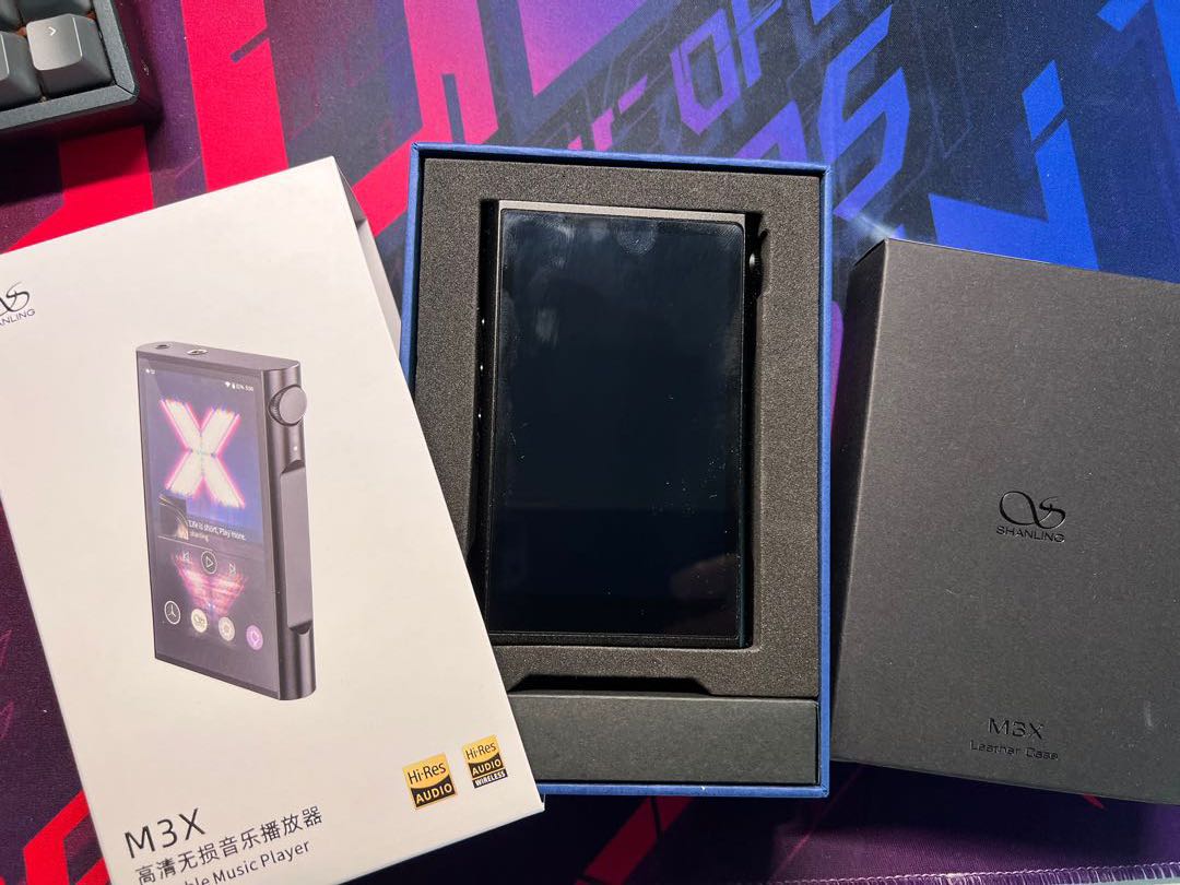 shanling m3x black DAC android, 音響器材, 音樂播放裝置MP3及CD Player - Carousell
