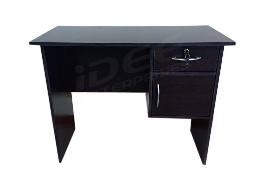 Small Office Table (Category: Office Furniture & Fixtures) located in Paranaque City. Submitted by taileeonlinefurniture (Listing ID 1152565593, Image 2). Description: "With Single Drawer and Cabinet Material : MDF Laminated Wood Dimension : L89 x W40 x H72 cm Swatch: Wenge (Dark Brown) / Light Grey.