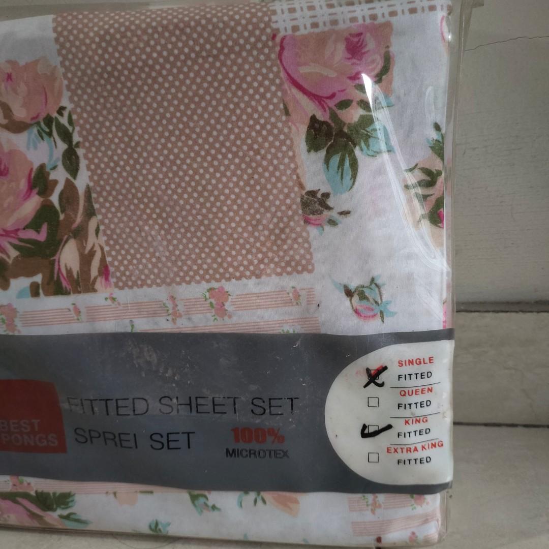 Sprei Set ukuran King, Perabotan Rumah di Carousell
