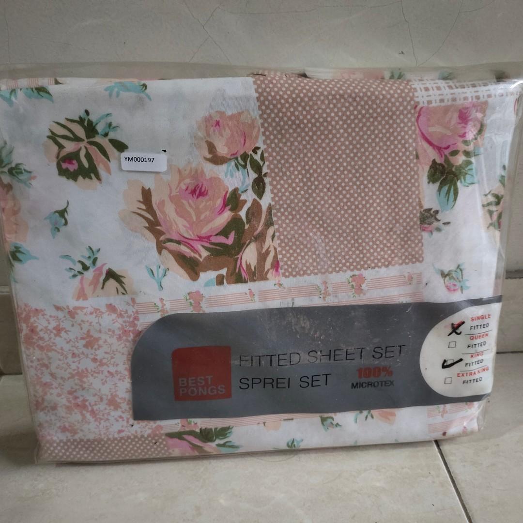 Sprei Set ukuran King, Perabotan Rumah di Carousell