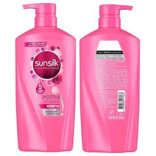 Sunsilk Shampoo Smooth & Manageable Anti Frizz 350ml w/ 5 Flower Perfume Essences for Frizzy Hair