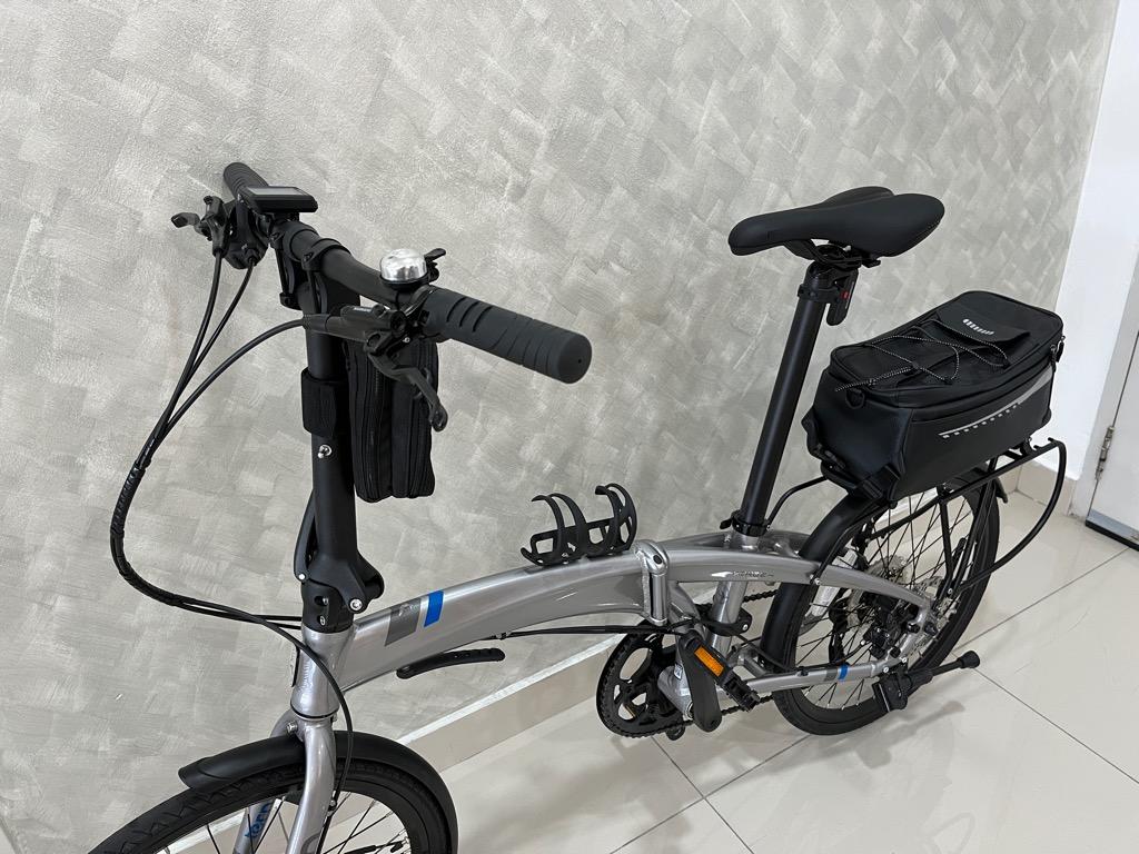Tern Verge D9 2021 Silver Folding Foldie Foldable Bike Sports