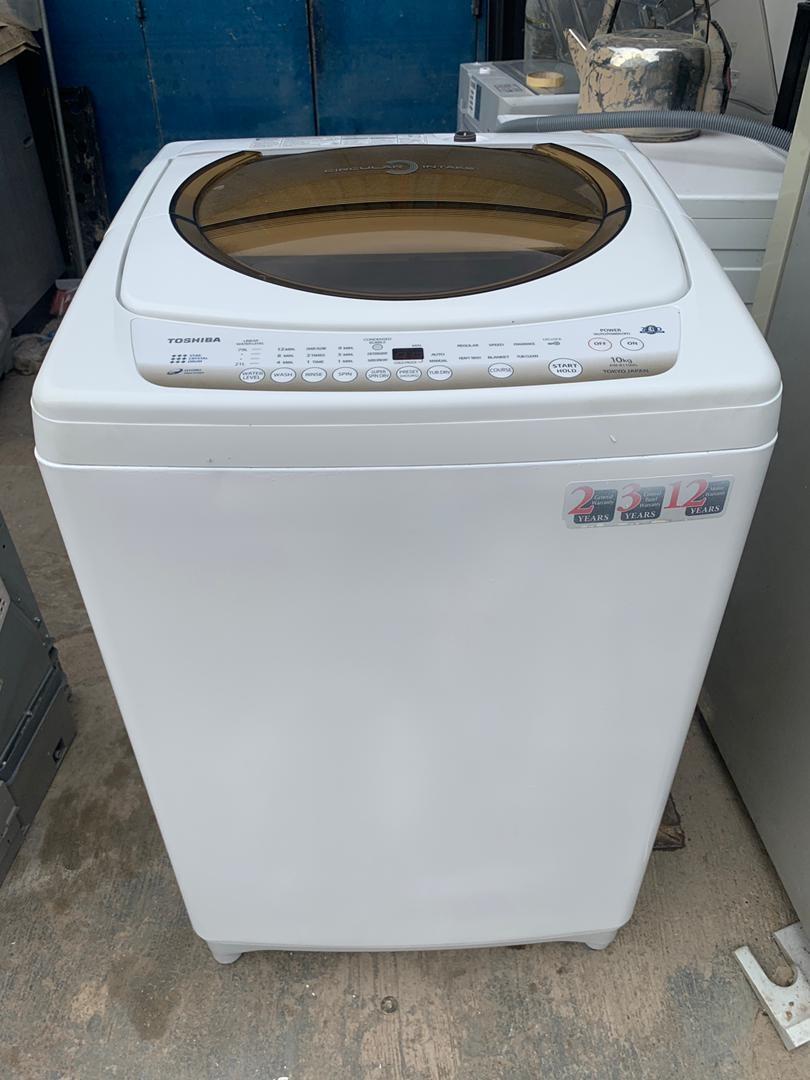 Toshiba washing machine 10kg, TV & Home Appliances, Kitchen Appliances