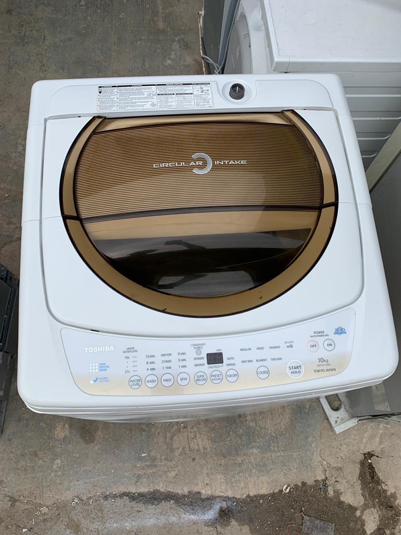 Toshiba washing machine 10kg, TV & Home Appliances, Kitchen Appliances