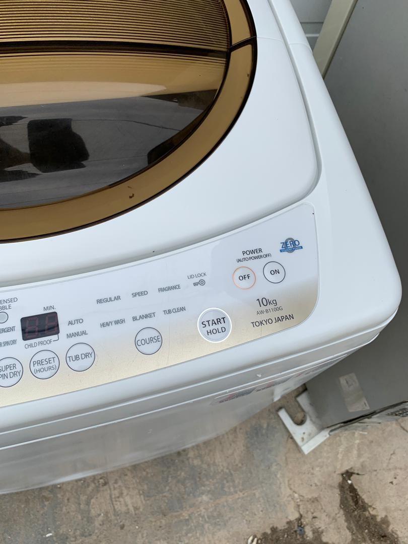 Toshiba washing machine 10kg, TV & Home Appliances, Kitchen Appliances