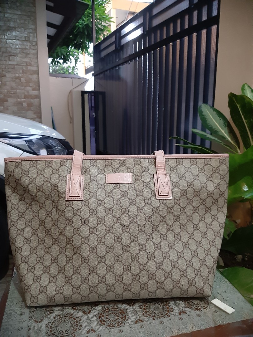 Gucci Tote Bag, Fesyen Wanita, Tas & Dompet di Carousell