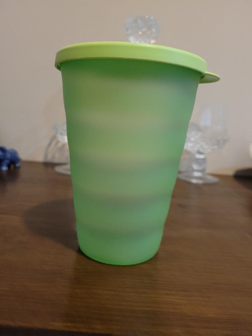 Tupperware tumbler with straw hole, Furniture & Home Living