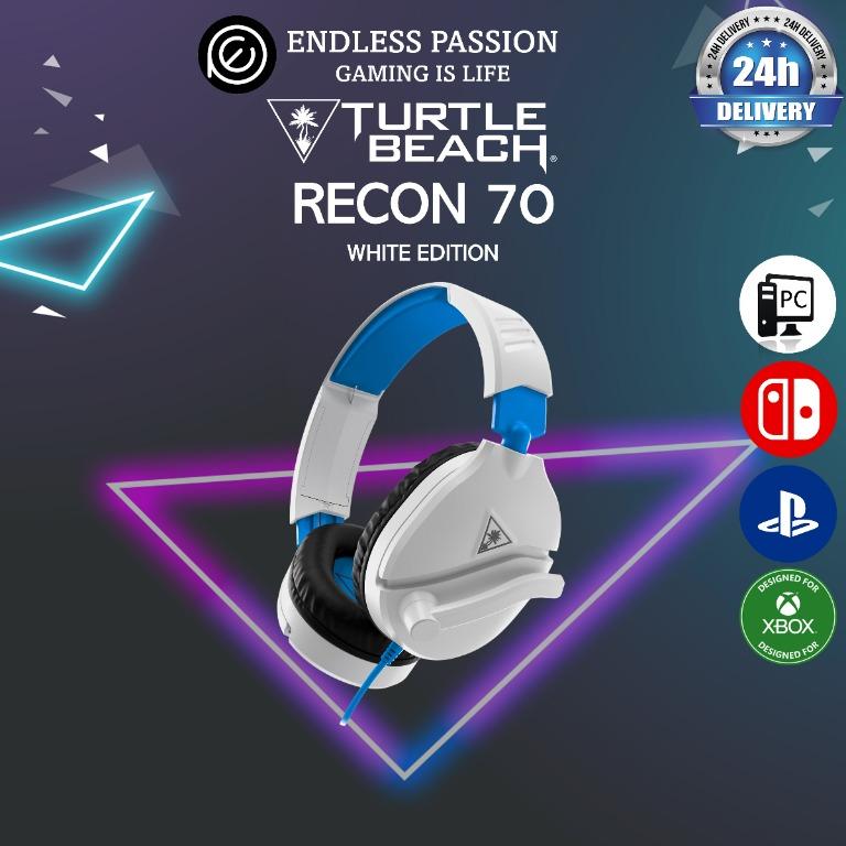 Turtle beach headset hotsell blue and white