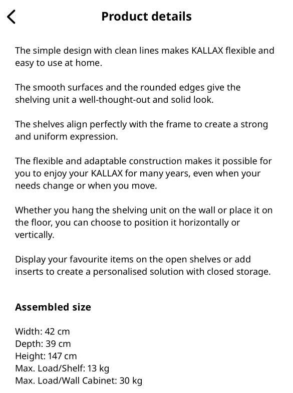 Used IKEA Kallax shelf for SALE!, Furniture & Home Living, Furniture