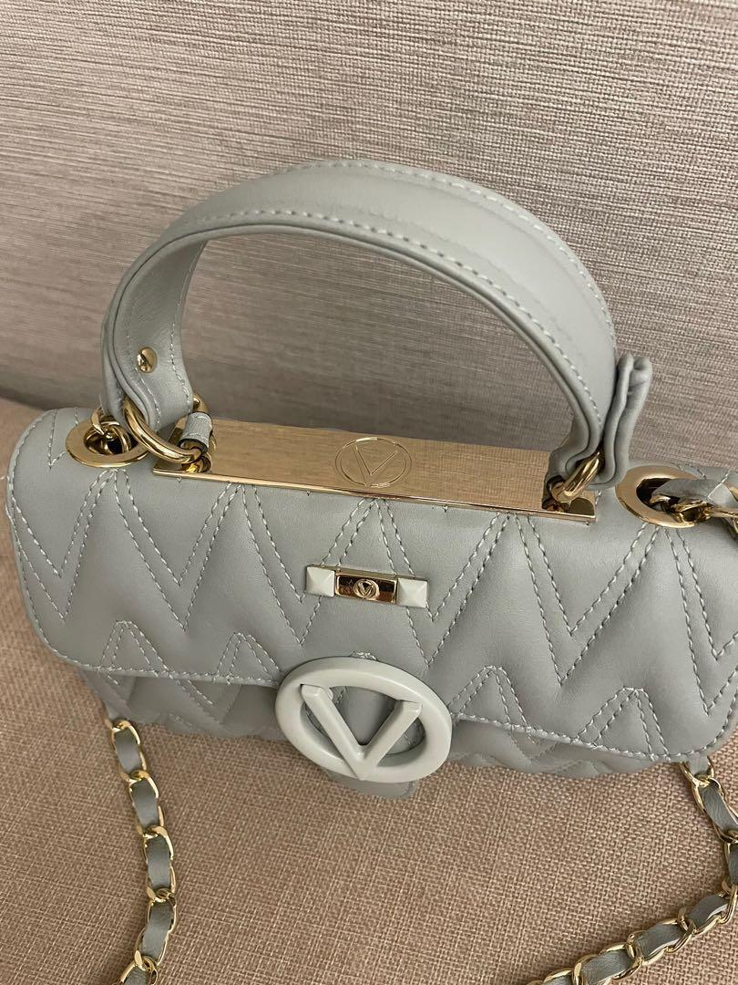 Valentino by Mario Valentino By Mario Valentino Poisson D Plate Sauvage Leather Shoulder Bag