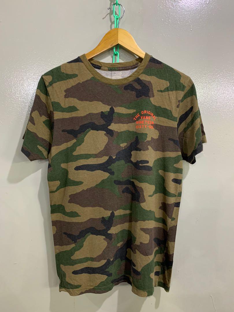 Vans store camo shirt