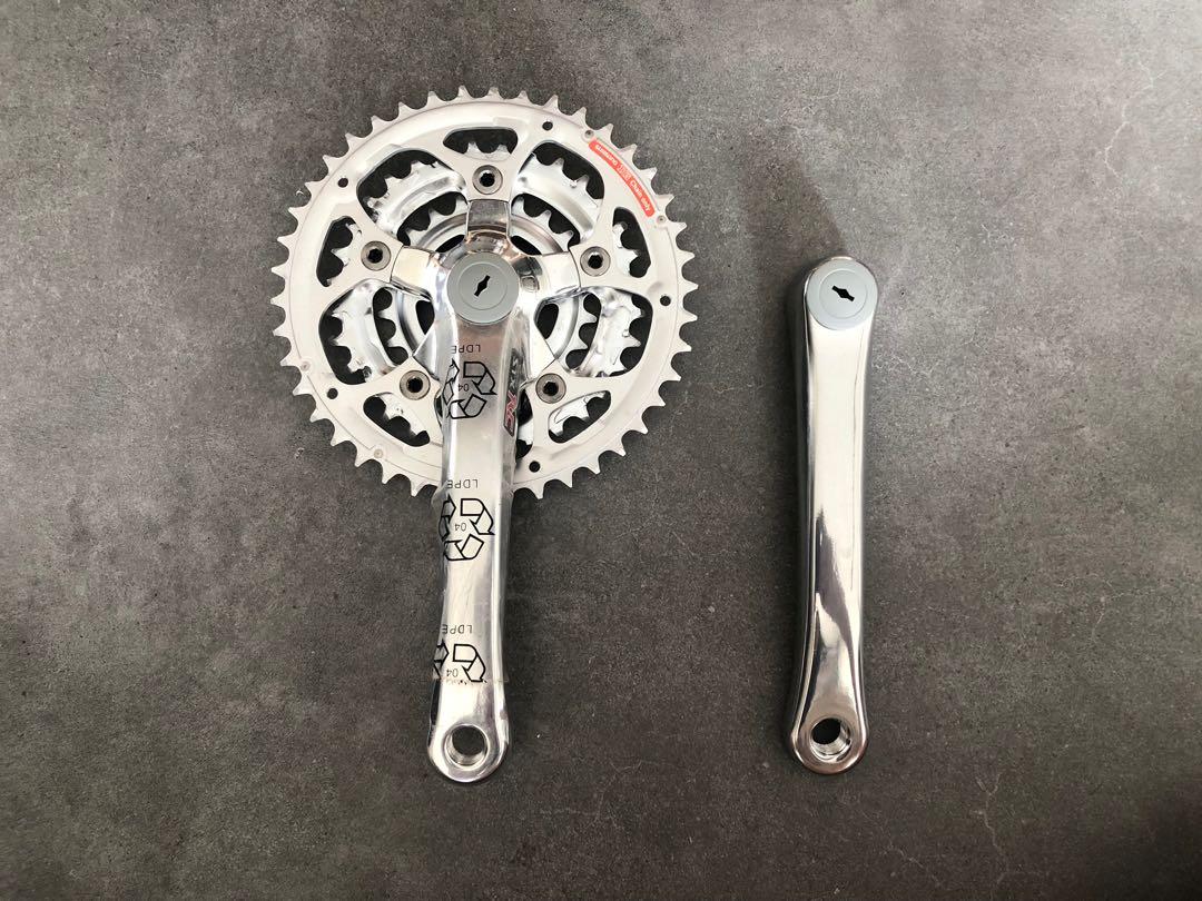 Vintage Retro 90s Shimano STX RC Crankset Crank set Mtb Mountain Bike Gravel Steel