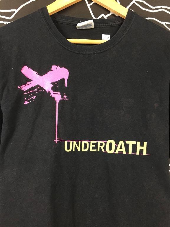 Underoath pink x shirt top