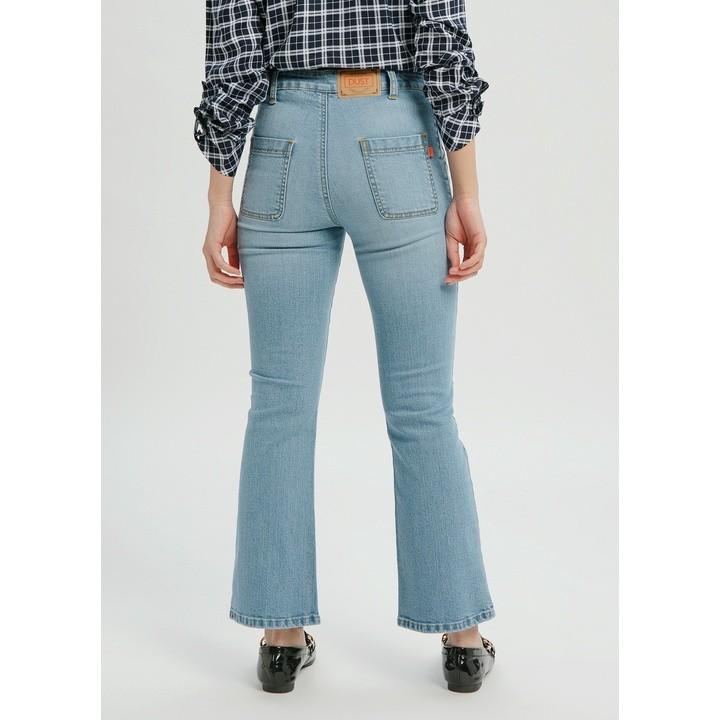 Wide Leg Jeans, Fesyen Wanita, Pakaian 