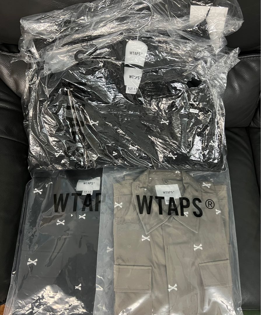 Wtaps 22SS Team Jacket Jungle 01 LS Shirt, 男裝, 外套及戶外衣服 