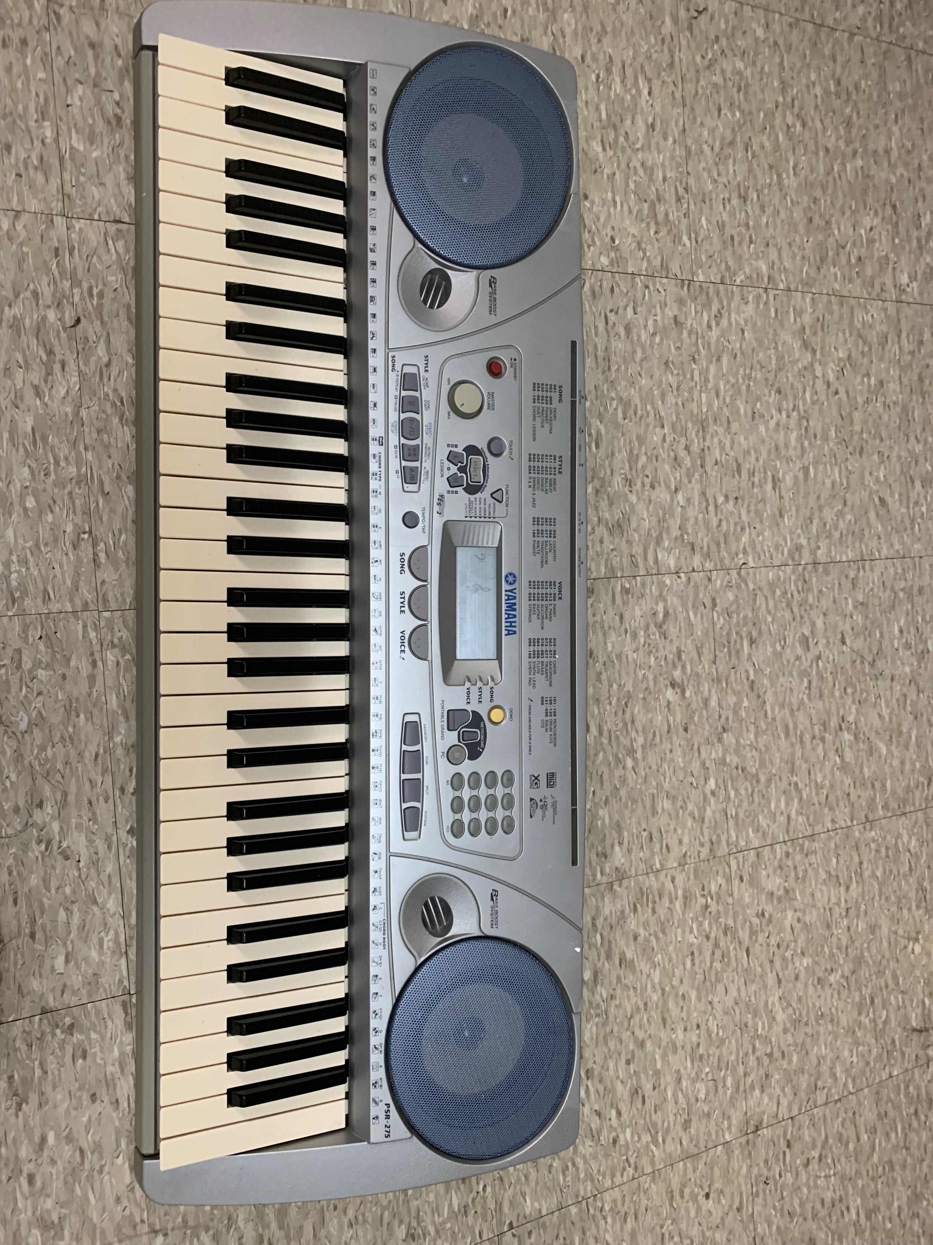 YAMAHA PSR275, 興趣及遊戲, 音樂樂器 & 配件, 樂器 Carousell