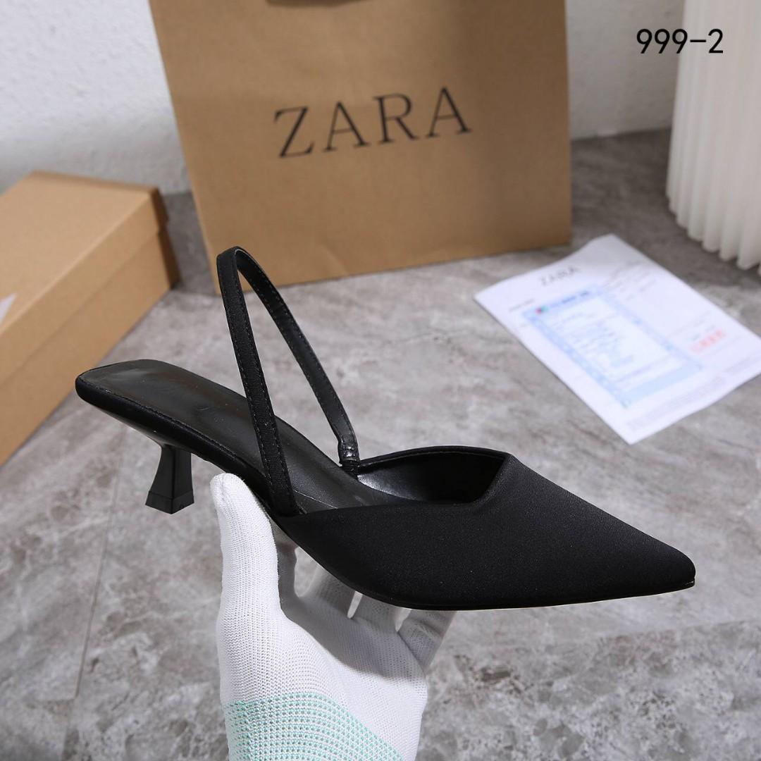 Zara Slingback Heels 999-2#nag, Fesyen 
