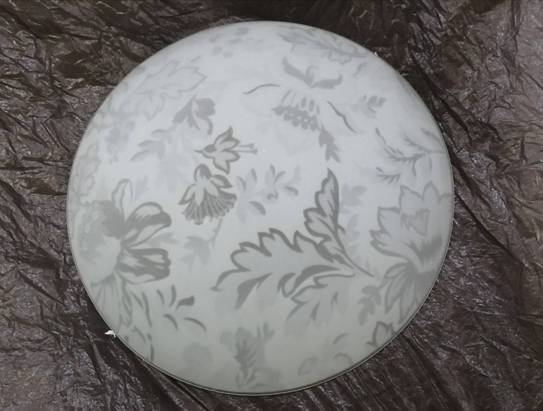 30CM Ceiling Light Replacement Glass Cover, Furniture & Home Living