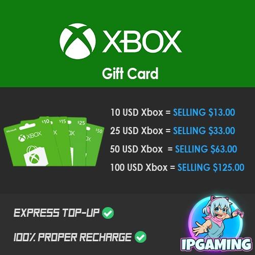 50 usd xbox discount gift card