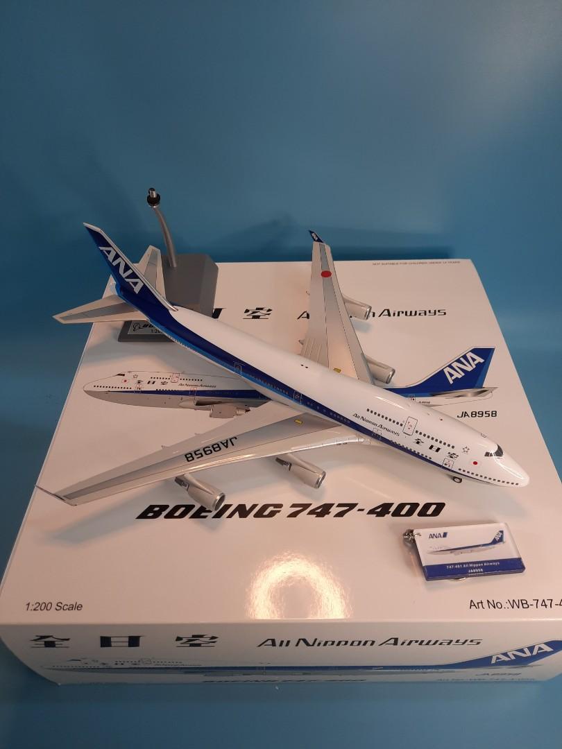 1:200 747-400 ANA 全日空JA8958, 興趣及遊戲, 玩具& 遊戲類- Carousell