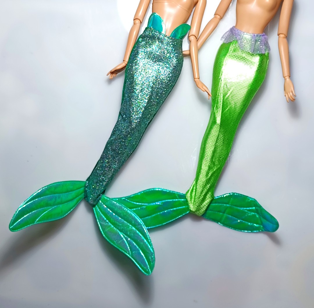 Mermaid tails hotsell for barbie dolls