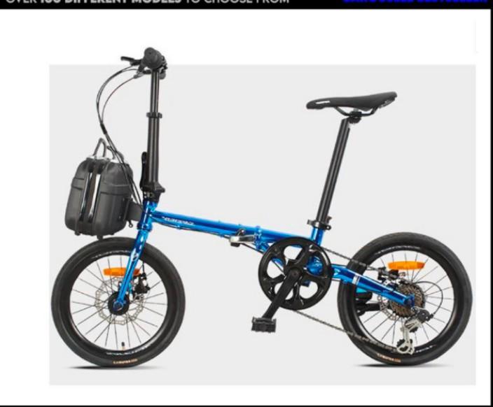 16 inch Safeway Lite Foldable Bike Sports Equipment Bicycles