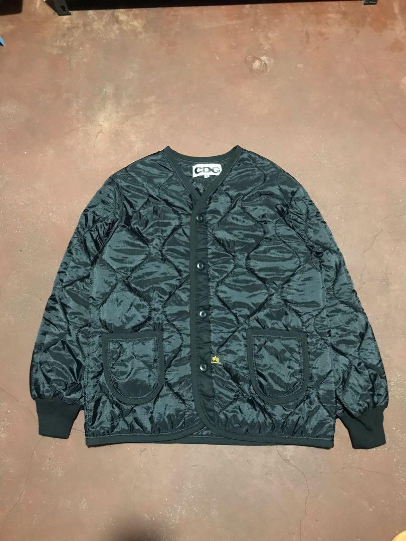 Comme des garcons top quilted jacket 2018