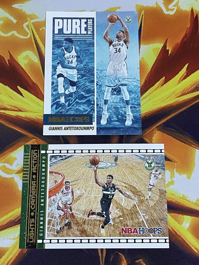 Milwaukee Bucks 2021 2022 Panini Hoops Factory Sealed 6 Card Team Set with Giannis Antetokounmpo 