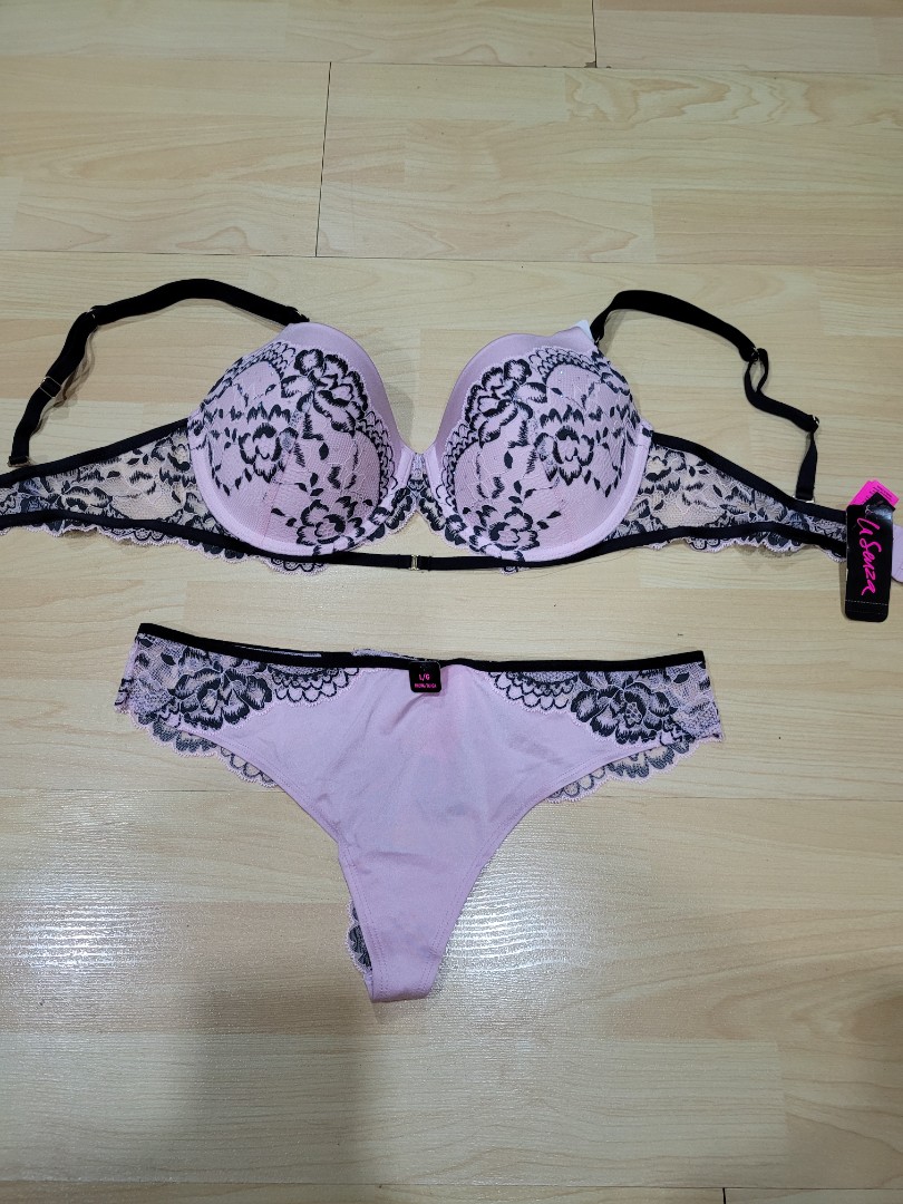 LA SENZA BRA Set 34A Matching Panties Size 12 £6.99 - PicClick UK