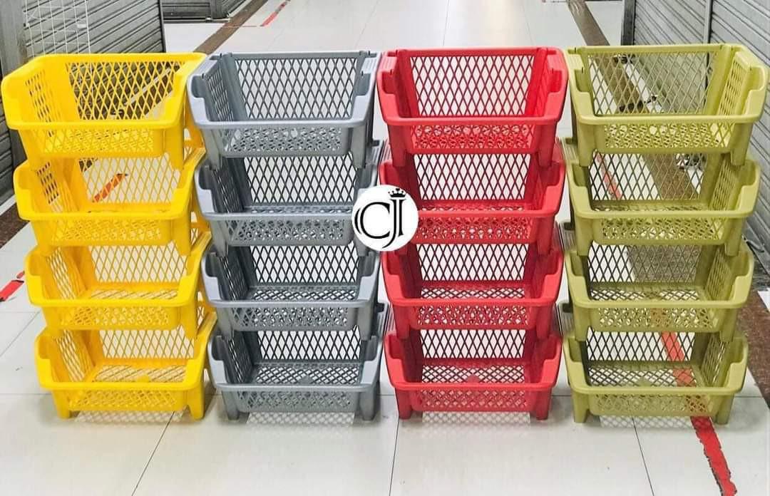 4 LAYERED STACKABLE COLORED RACK, Furniture & Home Living, Home ...