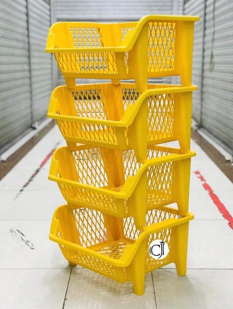 4 LAYERED STACKABLE COLORED RACK, Furniture & Home Living, Home ...