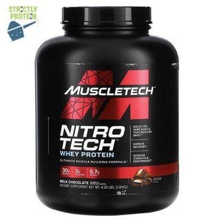 4lbs, NitroTech, MuscleTech, Whey Protein, Protein Powder