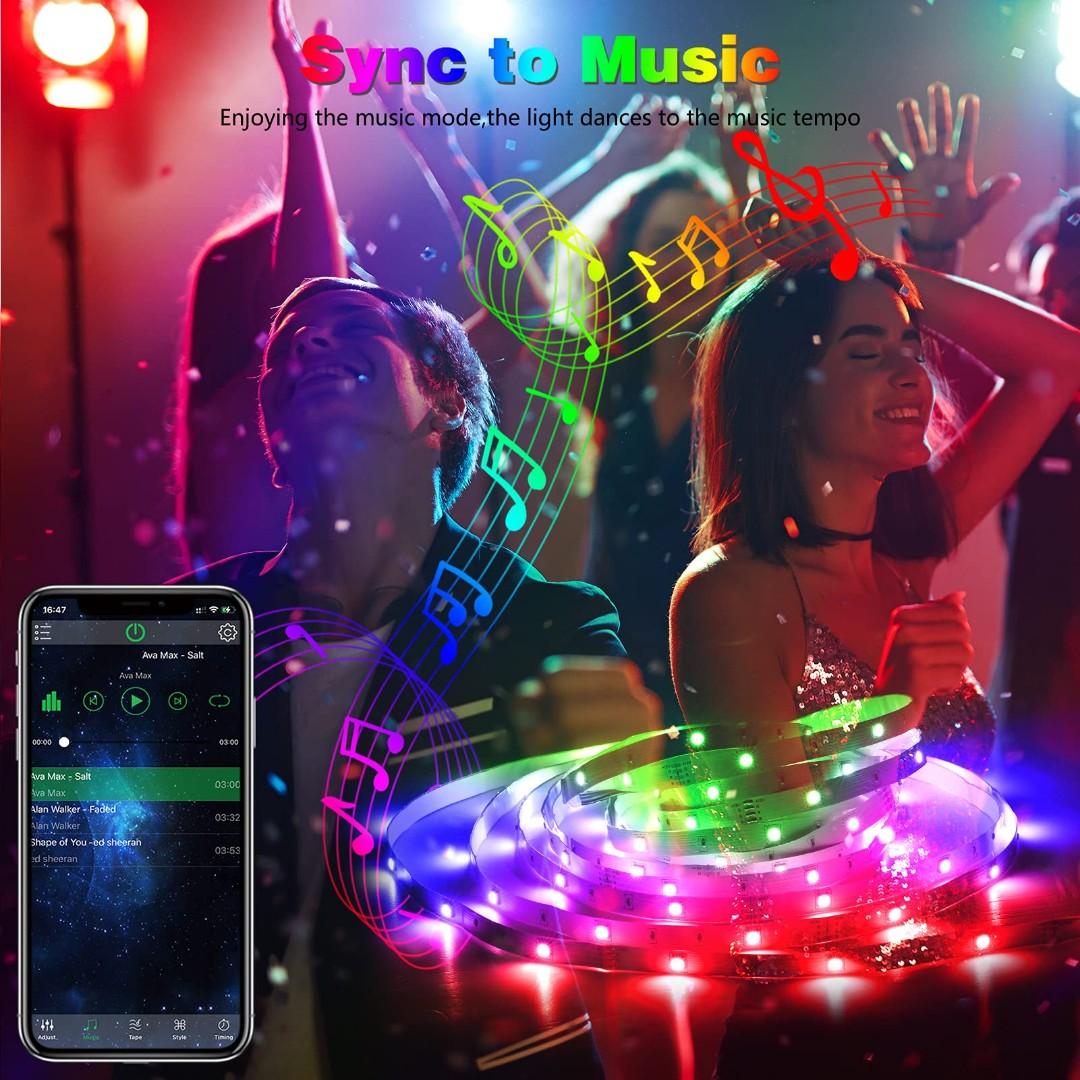 50 Feet Led Strip Lights GUSODOR Smart Led Lights for Bedroom